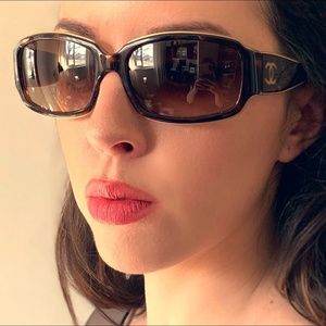 Like New Vintage Chanel 5144 Sunglasses, with Case